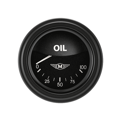 Classic Instruments MA81BLF Moal Bomber - Oil Pressure Gauge 2-1/8"