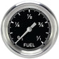 Classic Instruments AX309GAPF Autocross Gray 2 5/8" Fuel Gauge