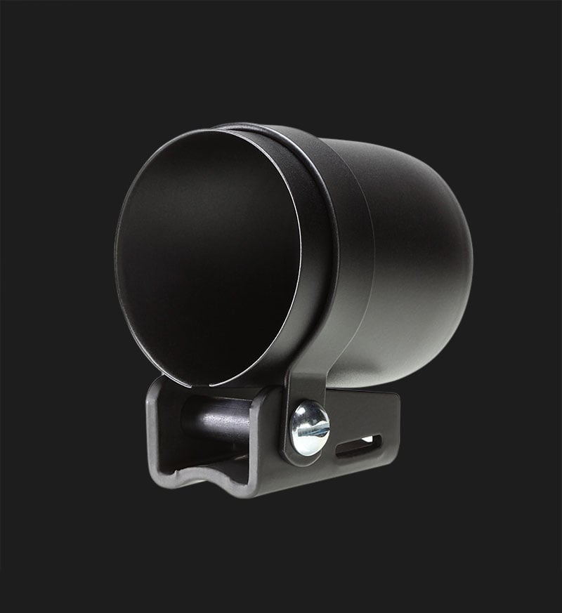 Classic Instruments MT02B Matte Black Tach Mounting Cup, 2 1/8"