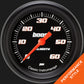 Classic Instruments VS343BBPF Velocity Black 2 5/8" Boost Gauge, 60 psi