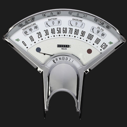 Classic Instruments Bel Era III White, Gear Selector w/ Overdrive - BET06W