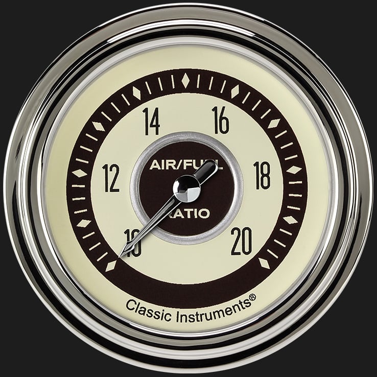 Classic Instruments NT394SLC Nostalgia VT 2 5/8" Air Fuel Ratio Gauge
