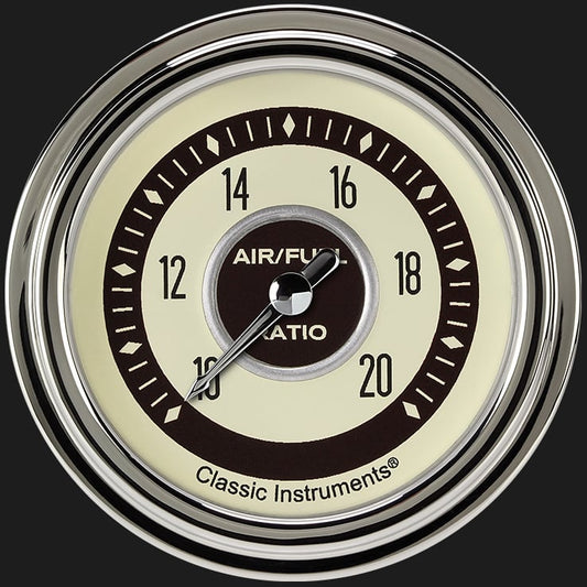 Classic Instruments NT394SLC Nostalgia VT 2 5/8" Air Fuel Ratio Gauge