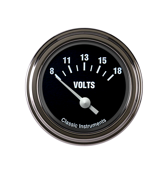 Classic Instruments HR30SLF Hot Rod - Volt Gauge 2-1/8"