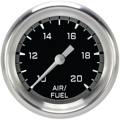 Classic Instruments AX394GAPF Autocross Gray 2 5/8" Air Fuel Ratio Gauge