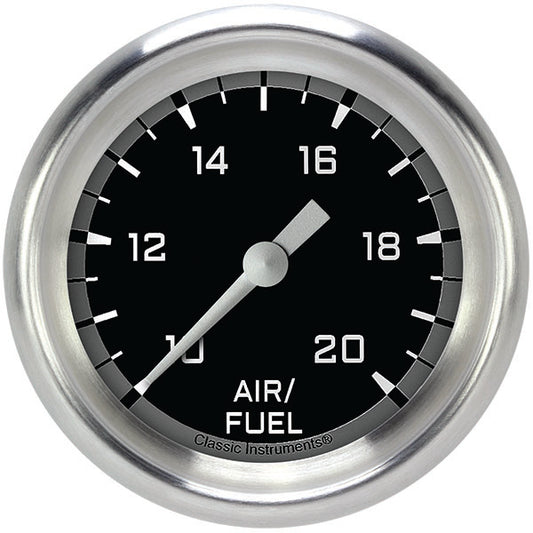 Classic Instruments AX394GAPF Autocross Gray 2 5/8" Air Fuel Ratio Gauge