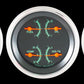 Classic Instruments GS03SLF G-Stock - 3 Gauge Set 3-3/8" Speedo, Tach & Dual