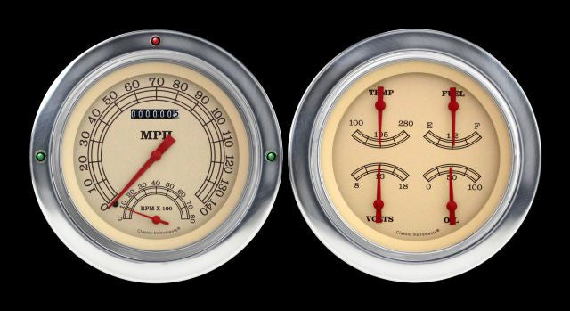 Classic Instruments CT54VT62 Vintage 1954-55 Chevy Truck Gauge Package