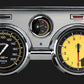 Classic Instruments MU67DAXYBA AutoCross Yellow 1967-68 Mustang