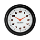 Classic Instruments VS92WBLF Velocity White 2 5/8" Clock