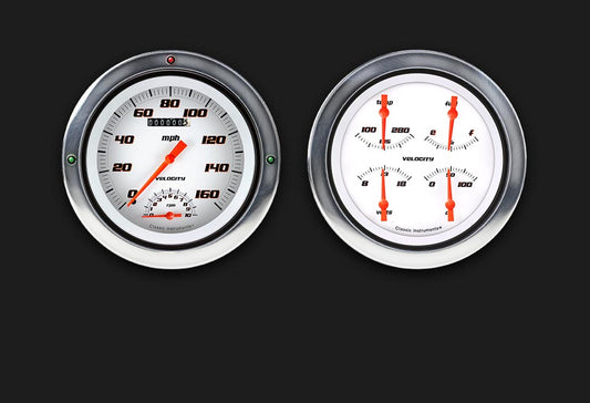 Classic Instruments CT54VSW62 Velocity White 1954 - 55 Chevy Truck Packag