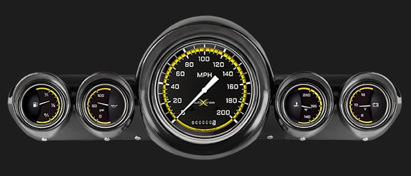 Classic Instruments CH59AXY54-LS AutoCross Yellow 1959-60 Full-size Chevy LS Sending Unit