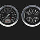 Classic Instruments CT54AXG62 - Auto Cross Grey 54 - 55 Chevy Truck Package w/ Spe