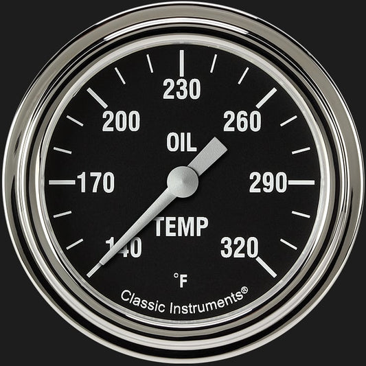 Classic Instruments HR328SLF Hot Rod 2 5/8" Oil Temperature Gauge