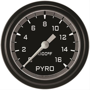 Classic Instruments AX398GBLF Autocross Gray 2 5/8" Exhaust Gas Temp. Gauge