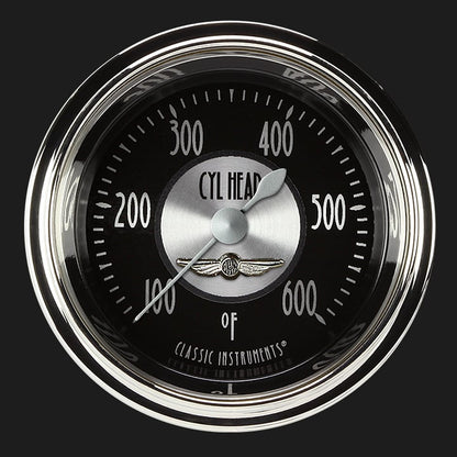 Classic Instruments AT197SHC All American Tradition 2 1/8" Cylinder Head Temp. Gauge