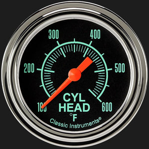 Classic Instruments GS397SLF G/Stock 2 5/8" Cylinder Head Temp. Gauge