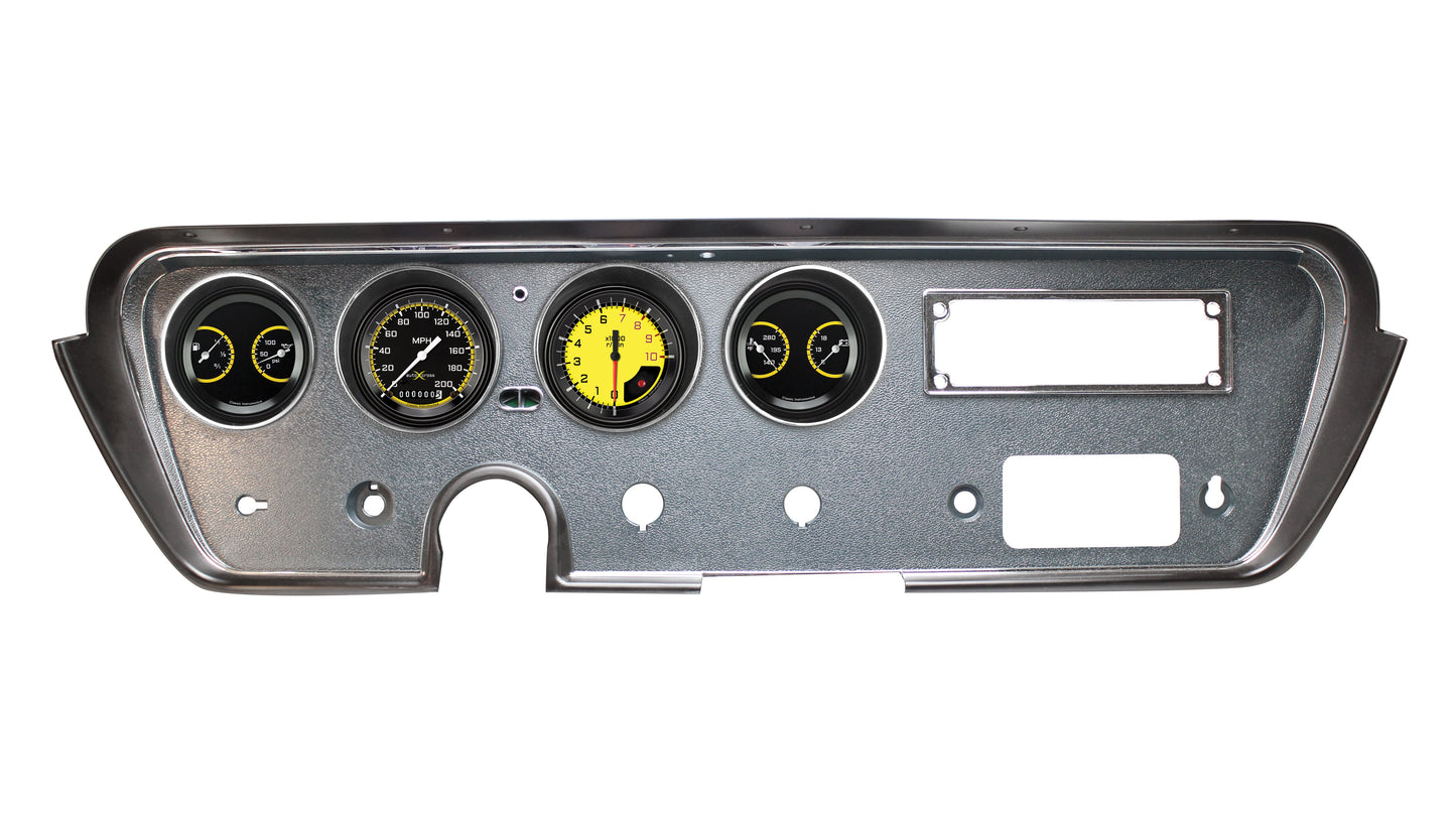 Classic Instruments PC66AXY05 AutoCross Yellow 1966-67 GTO