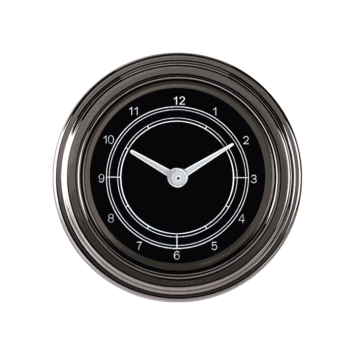 Classic Instruments TR90SLF Traditional - Clock Gauge 2-1/8"