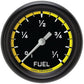 Classic Instruments AX309YBPF Autocross Yellow 2 5/8" Fuel Gauge