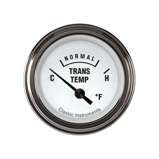 Classic Instruments WH27SLF White Hot - Transmission Temp Gauge 2-1/6"