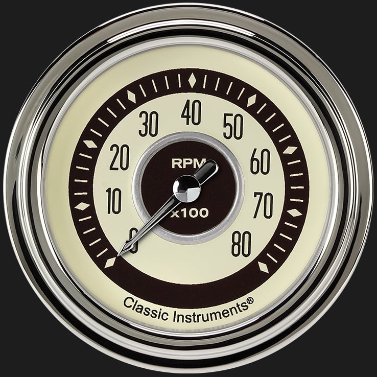 Classic Instruments NT383SLC Nostalgia VT 2 5/8" Tachometer