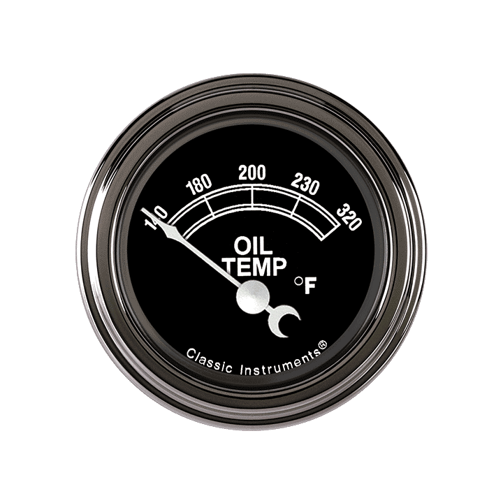 Classic Instruments TR28SLF Traditional - Oil Temp Gauge 2-1/6"