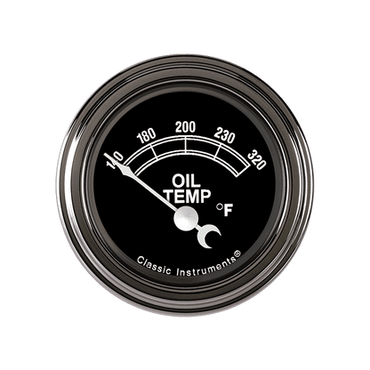 Classic Instruments TR28SLF Traditional - Oil Temp Gauge 2-1/6"