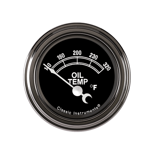 Classic Instruments TR28SLF Traditional - Oil Temp Gauge 2-1/6"