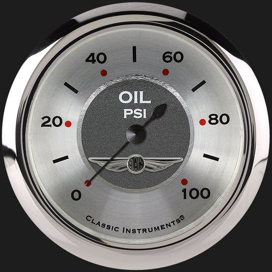 Classic Instruments AW381SRC All American 2 5/8" Oil Pressure Gauge