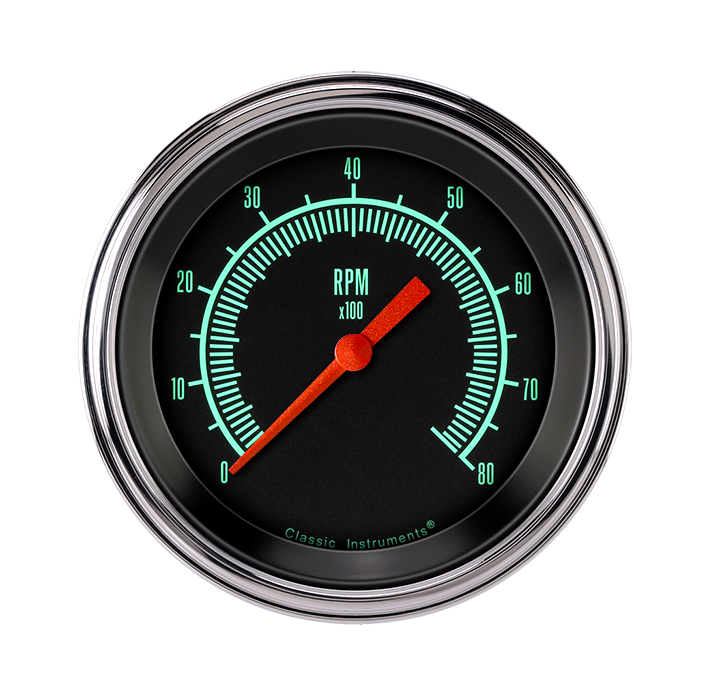 Classic Instruments GS80SLF G-Stock - Tachometer 8K RPM 3-3/8"