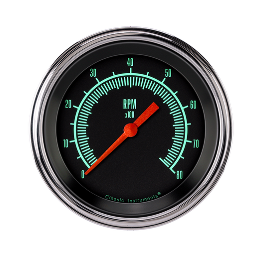 Classic Instruments GS80SLF G-Stock - Tachometer 8K RPM 3-3/8"