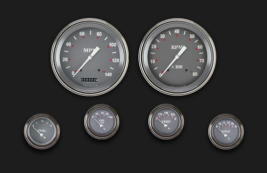 Classic Instruments SG51SLF SG 4 - 5/8" Speedo & Tach, 2-1/8" Fuel, Oil,