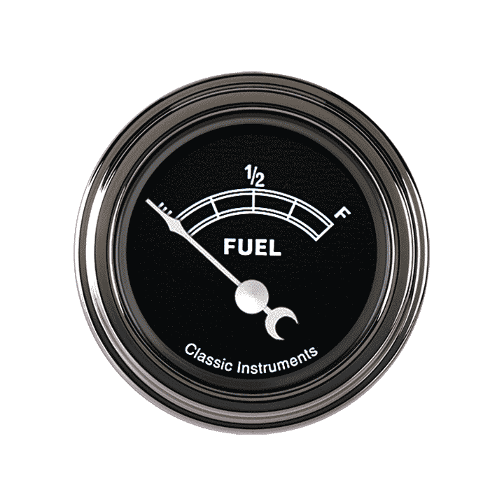 Classic Instruments TR14SLF Traditional - Fuel Gauge 0-30 OHM 2-1/8"