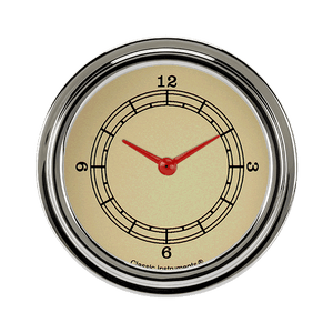 Classic Instruments VT92SLF Vintage 2 5/8" Clock