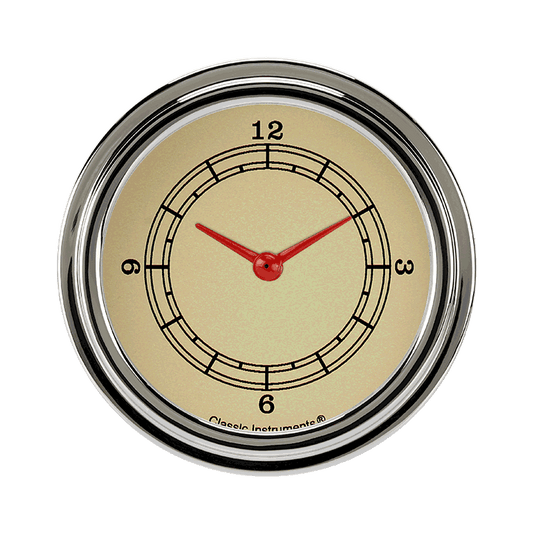 Classic Instruments VT92SLF Vintage 2 5/8" Clock