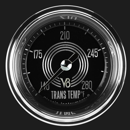 Classic Instruments V8SR127SHC V8 Speedster 2-1/8" Full Sweep Trans Temp