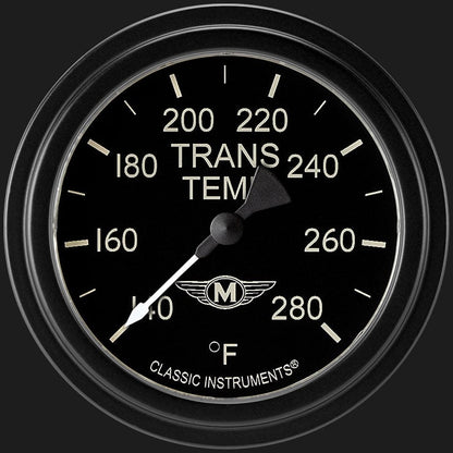 Classic Instruments MA327BLF Moal Bomber 2 5/8" Transmission Temperature Gauge