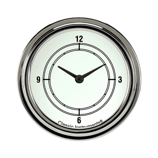Classic Instruments CW92SLF Classic White 2 5/8" Clock
