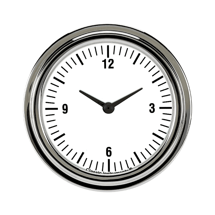 Classic Instruments WH92SLF White Hot 2 5/8" Clock