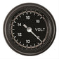 Classic Instruments AX130GBLF Autocross Grey - Volt Gauge Full Sweep 2-1/8"