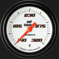 Classic Instruments VS328WBLF Velocity White 2 5/8" Oil Temperature Gauge