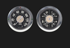 Classic Instruments CT54OE52 1954-55 Chevy Truck Package 4 5/8" Speedometer & Quad