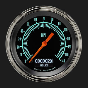 Classic Instruments GS55DSLF G/Stock 3 3/8" Speedometer with Information Screen