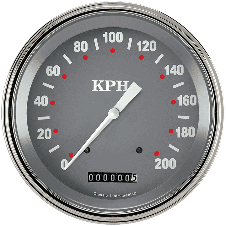 Classic Instruments SG58SLF SG - Speedometer Gauge 4-5/8" (stock KPH)