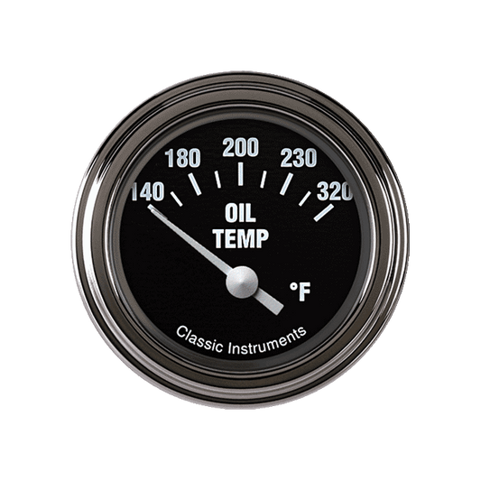 Classic Instruments HR28SLF Hot Rod - Oil Temp Gauge 2-1/6"