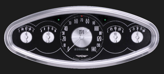 Classic Instruments AT3200PB American Tradition - 5 Gauge Oval Cluster fuel24