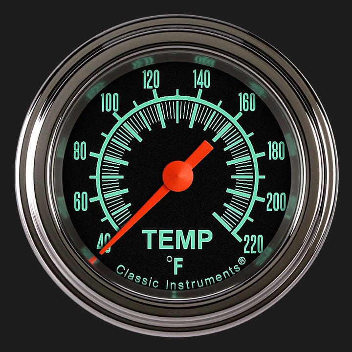 Classic Instruments GS129SLF G/Stock 2 1/8" Stock Eliminator Temp. Gauge