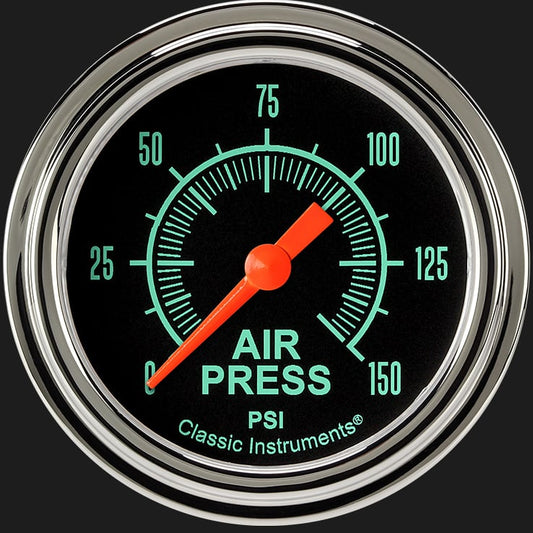 Classic Instruments GS318SLF G-Stock 2 5/8" Air Pressure Gauge