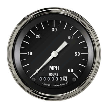 Classic Instruments LSHR Low Speed Speedo, Hot Rod